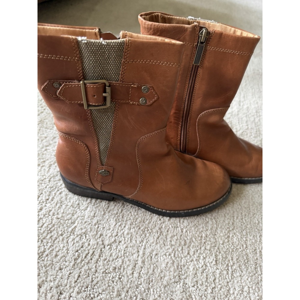 Women's Harley Davidson Linhurst Mid Pullon Boot with Box Size 6 1/2